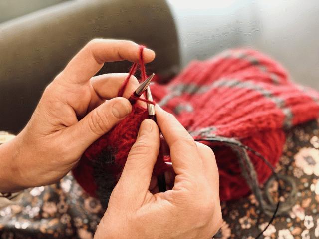 Strikk på Biblå formiddag