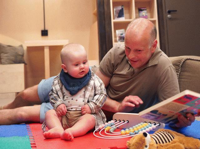 Pappatreff på Sølvberget bibliotek