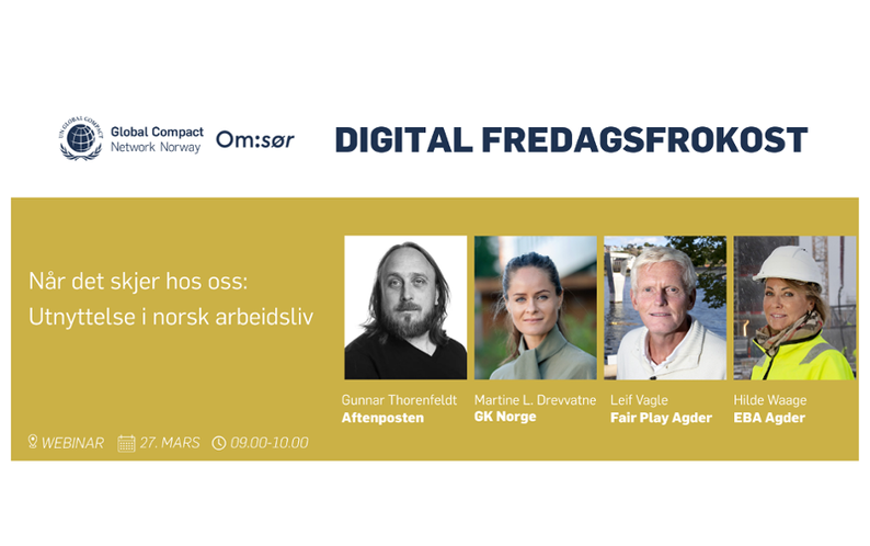 Når det skjer hos oss: Utnyttelse i norsk arbeidsliv 