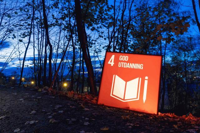 Vårfest: Bærekraftsti for barn med FN-sambandet