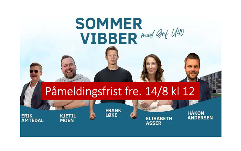 Sommer Vibber – 20. August med GNF U40