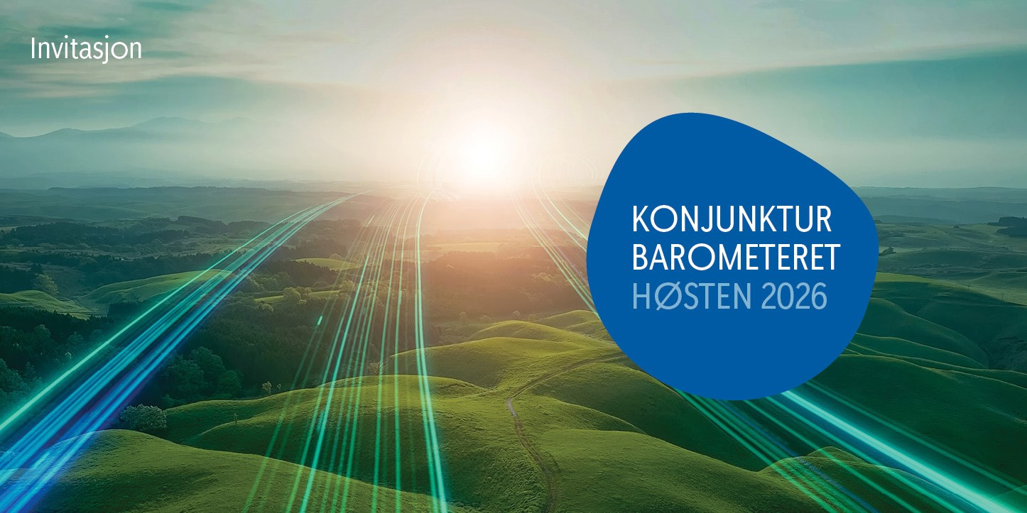 Plakat for Lunchmøte med Sparebank 1 Sør-Norge og Leirvik AS