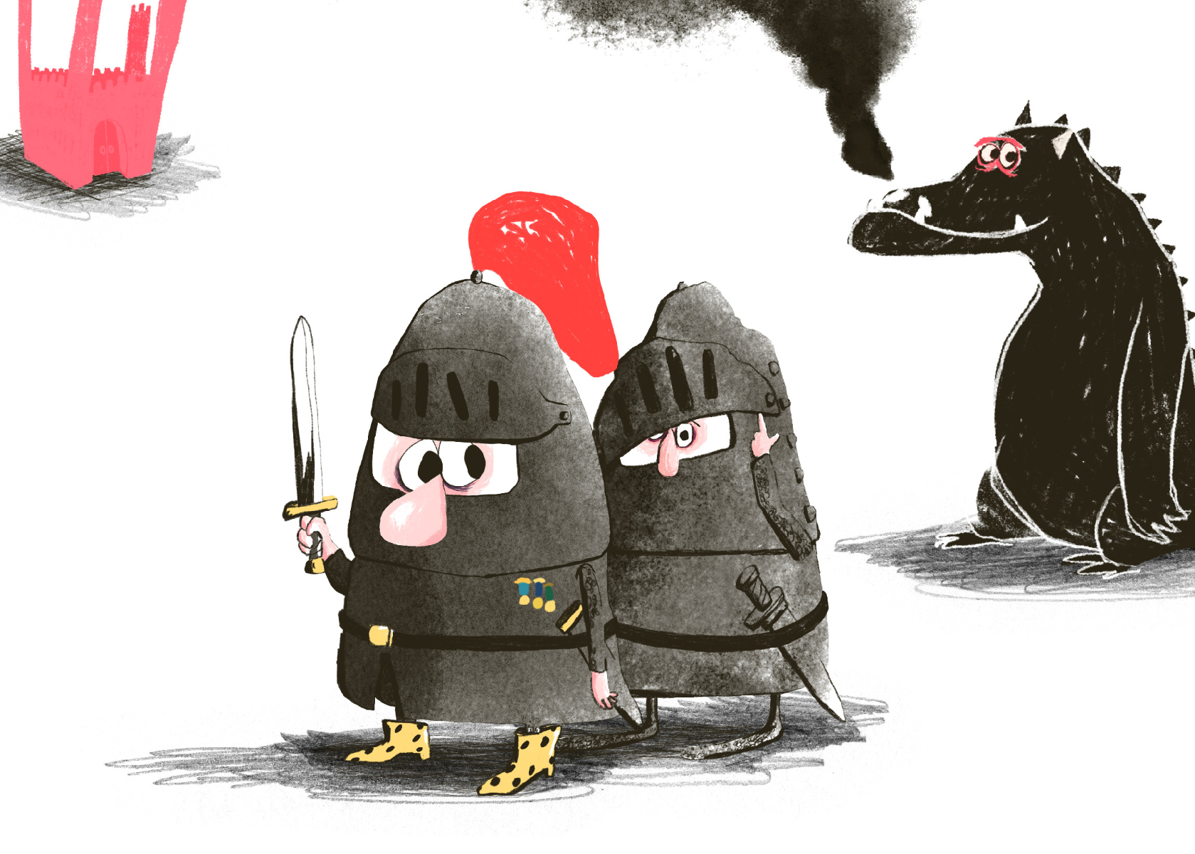 Søndagsbarn: To små riddere